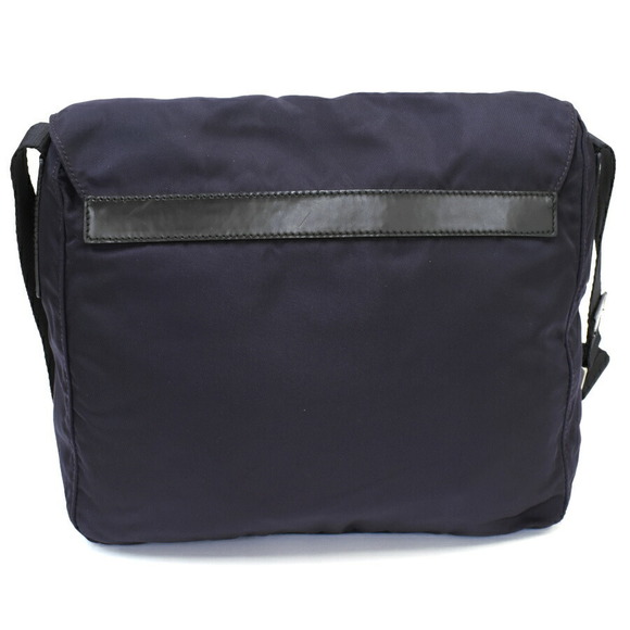 Prada Vela Nylon Crossbody Shoulder Bag Dark Navy Blue - Picture 3 of 9